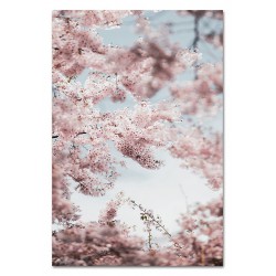  Obraz na płótnie 60x90cm kwitnące drzewo
