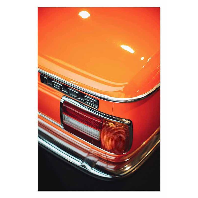  Obraz na płótnie pomarańczowe Auto retro 60x90cm