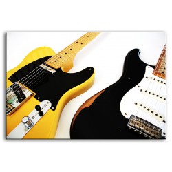  Obraz dla muzyka 90x60cm gitara elektryczna plakat na płótnie