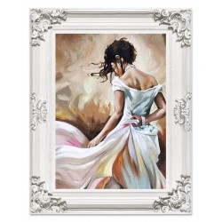  Obraz olejny ręcznie malowany Kobieta 75x95cm