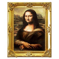  Obraz olejny ręcznie malowany 75x95cm Leonardo da Vinci kopia