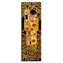  Obraz olejny ręcznie malowany Gustav Klimt Pocałunek kopia 50x150cm