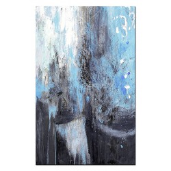  Obraz olejny ręcznie malowany 73x116cm Niebieskie marzenie