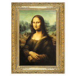  Obraz olejny ręcznie malowany 80x110cm Leonardo da Vinci kopia