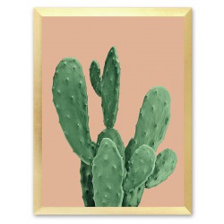  Obraz na płótnie kaktusy 33x43cm
