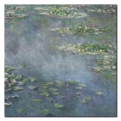  Obraz na płótnie Claude Monet Lilie wodne 60x60cm