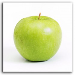  Obraz na płótnie 60x60cm zielone jabłuszko