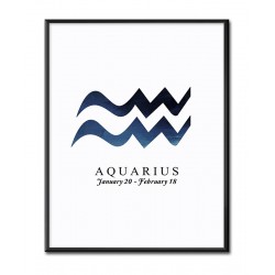  Obraz astrologia znak zodiaku Wodnik Aquarius