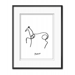  Obraz Pablo Picasso Koń reprodukcja 21x26cm
