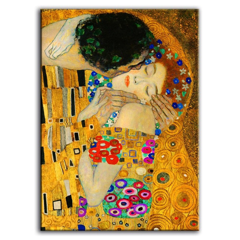 Obraz reprodukcja Gustava Klimta Pocałunek 50x70 cm
