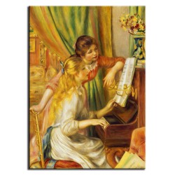  Obraz na płótnie Pierre August Renoir Dziewczęta przy pianinie 50x70cm