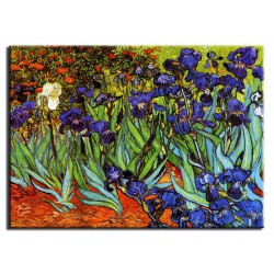  Obraz na płótnie Vincent van Gogh Irysy 50x70cm