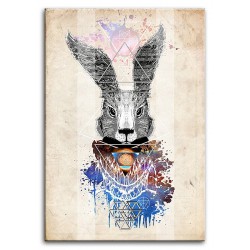  Obraz na płótnie królik abstrakcja 50x70cm