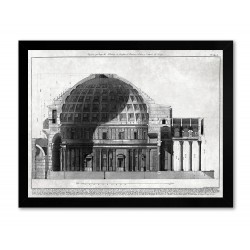  Obraz na płótnie rysunek katedra