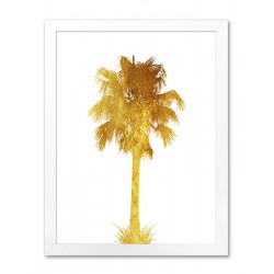  Obraz na płótnie złota palma
