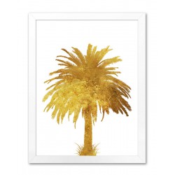  Obraz na płótnie złota palma