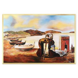  Obraz olejny ręcznie malowany Salvador Dali Odstawienie mebli od piersi kopia