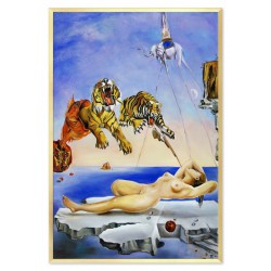  Obraz olejny ręcznie malowany Salvador Dali Sen spowodowany lotem pszczoły kopia