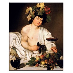  Obraz na płótnie Caravaggio Bachus 40x50cm