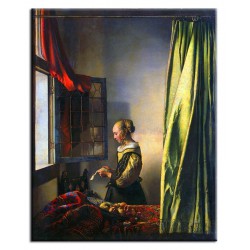  Obraz na płótnie Jan Vermeer Czytająca list 40x50cm