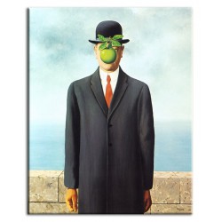  Obraz na płótnie Rene Magritte Syn człowieczy 40x50cm