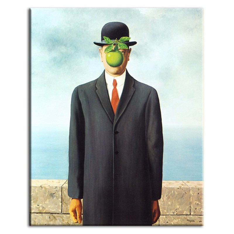  Obraz na płótnie Rene Magritte Syn człowieczy 40x50cm