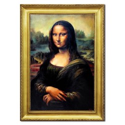  Obraz olejny ręcznie malowany na płótnie 75x105cm Leonardo da Vinci Mona Lisa kopia
