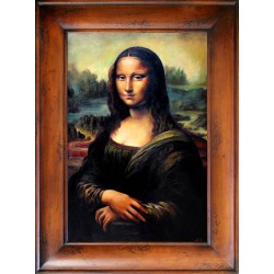  Obraz olejny ręcznie malowany na płótnie 75x105cm Leonardo da Vinci Mona Lisa kopia