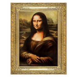  Obraz olejny ręcznie malowany na płótnie 70x90cm Leonardo da Vinci Mona Lisa kopia