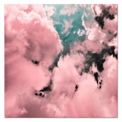  Obraz na płótnie różowe chmury na mrocznym niebie