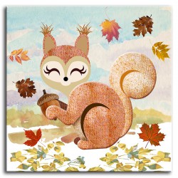  Obraz dla dziecka ruda wiewiórka
