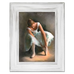  Obraz olejny ręcznie malowany 76x96cm Baletnica