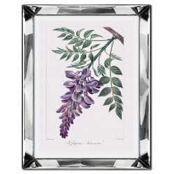 Obraz w lustrzanej ramie do salonu kwiat drzewny 41x51cm