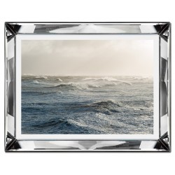  Obraz w lustrzanej ramie do salonu morze 41x51cm