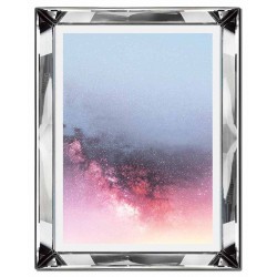  Obraz w lustrzanej ramie do salonu różowe morze glamour 41x51cm