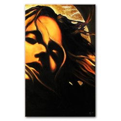  Obraz olejny ręcznie malowany Kobieta 200x125cm