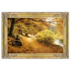  Obraz olejny ręcznie malowany Pejzaż 75x105cm