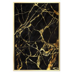  Obraz olejny ręcznie malowany 63x93cm Złote pajęczyny