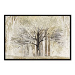  Obraz olejny ręcznie malowany 63x93cm Czarne drzewo