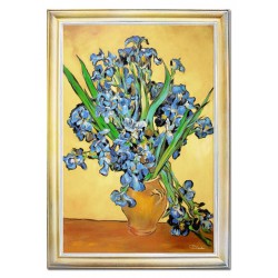  Obraz olejny ręcznie malowany Vincent van Gogh Irysy kopia