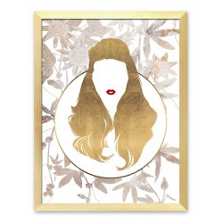  Obraz złota kobieta glamour