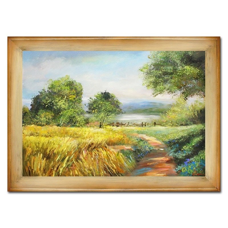  Obraz olejny ręcznie malowany Pejzaż 82x112cm