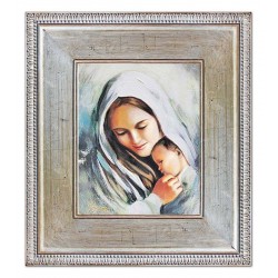  Obraz Matki Boskiej z Dzieciątkiem 72x82 cm obraz olejny na płótnie w ramie