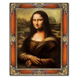  Obraz olejny ręcznie malowany na płótnie 75x95cm Leonardo da Vinci Mona Lisa kopia