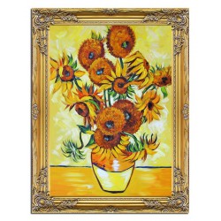  Obraz olejny ręcznie malowany Vincent van Gogh Słoneczniki kopia