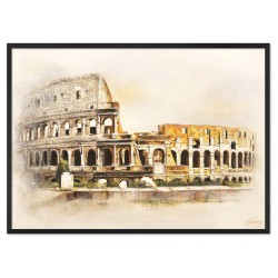  Obraz olejny ręcznie malowany na płótnie 53x73cm Koloseum