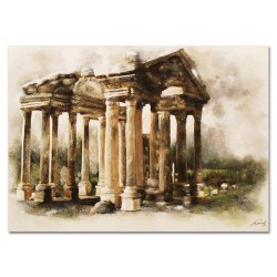  Obraz olejny ręcznie malowany na płótnie 50x70cm Rzymskie ruiny