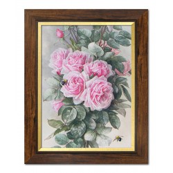  Obraz na płótnie w ramie 38x48cm obraz z bukietem róż