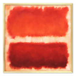  Obraz ręcznie malowany na płótnie 63x63cm czerwona Abstrakcja do wnętrz nowoczesnych