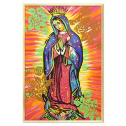  Obraz Matka Boża z Guadalupe 63x93 cm ręcznie malowany na płótnie